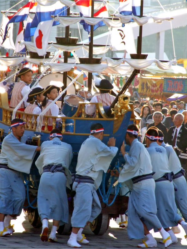 江戸町の阿蘭陀船 江戸町の阿蘭陀船